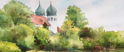 Vom Motiv zum fertigen Bild – malerisches Chiemgau